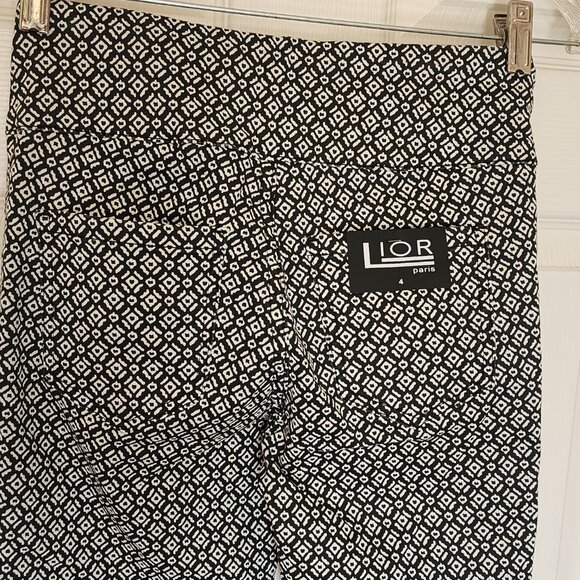 LIOR PARIS Signature Power Stretch Printed Jane Skinny Pants - Picture 4 of 7